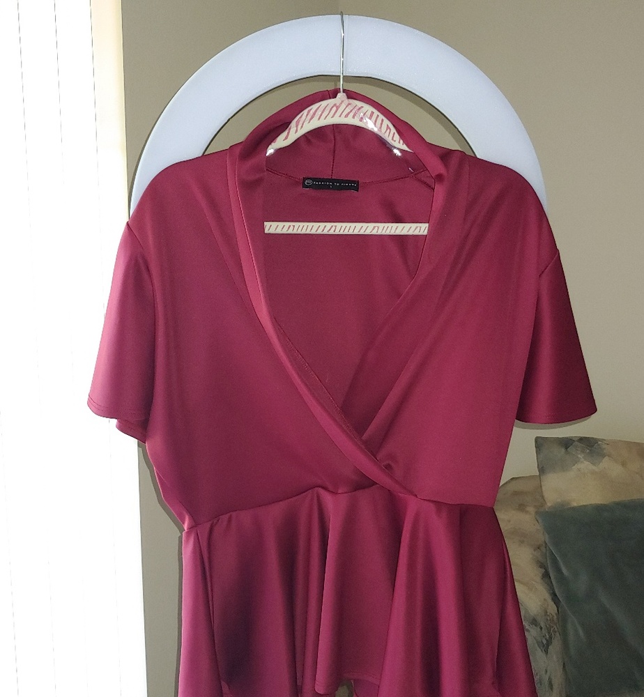 FTF Signature Peplum Top